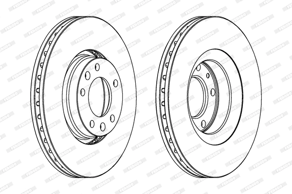 Disque de frein FERODO DDF1103