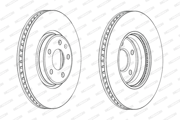 Disque de frein FERODO DDF1996C-1