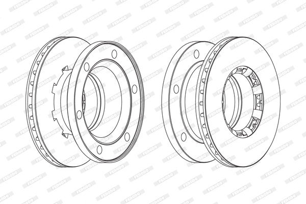Disque de frein FERODO FCR175A