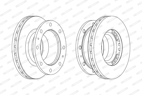 Disque de frein FERODO FCR239A