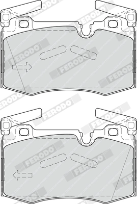 Kit de plaquettes de frein, frein à disque FERODO FDB4358