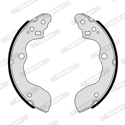 Jeu de mâchoires de frein FERODO FSB4327