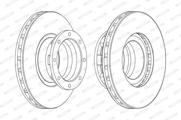 Disque de frein FERODO FCR187A