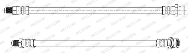 Flexible de frein FERODO FHY2751
