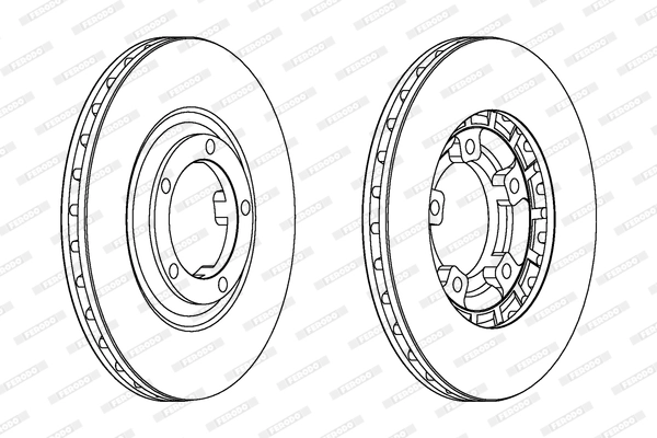 Disque de frein FERODO DDF461