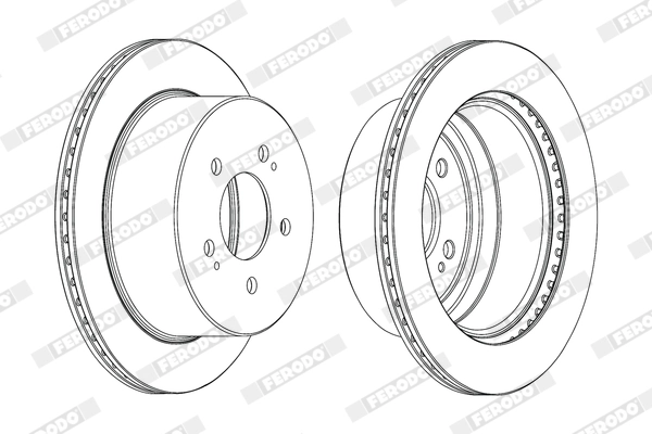 Disque de frein FERODO DDF2170C