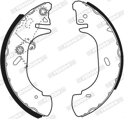 Jeu de mâchoires de frein FERODO FSB331