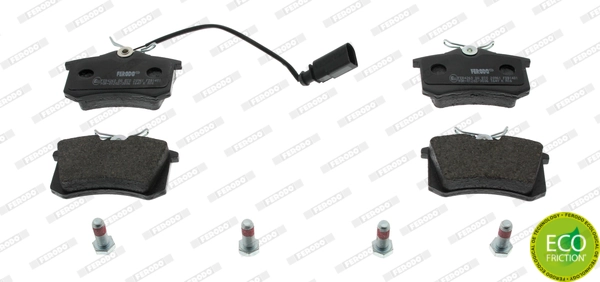 Kit de plaquettes de frein, frein à disque FERODO FDB1481