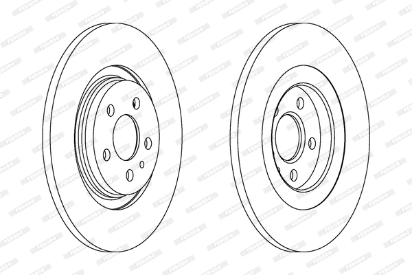 Disque de frein FERODO DDF1181