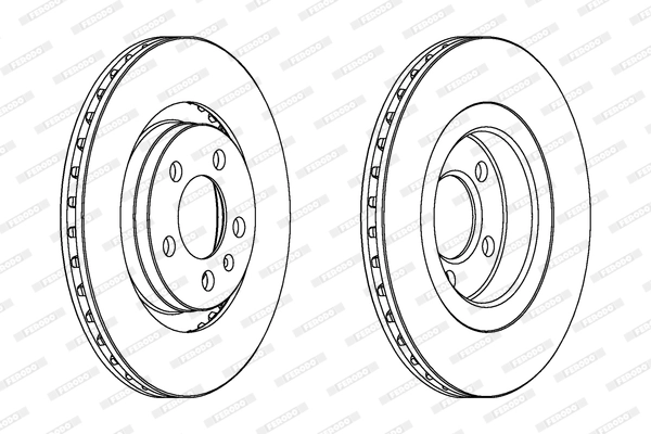Disque de frein FERODO DDF928C