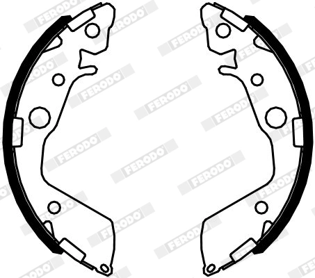 Jeu de mâchoires de frein FERODO FSB4068