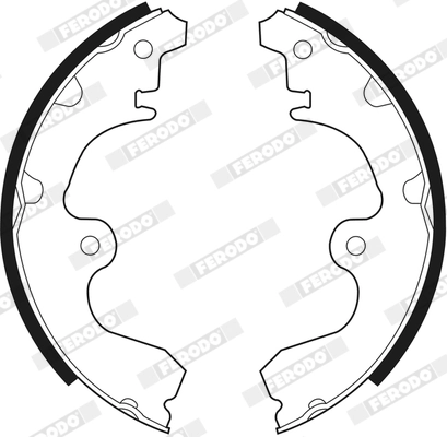 Jeu de mâchoires de frein FERODO FSB497