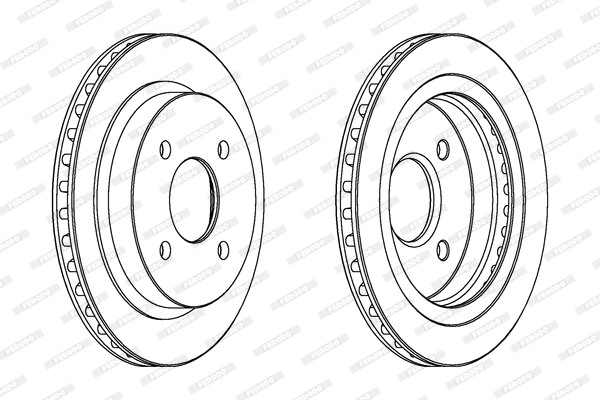 Disque de frein FERODO DDF479C