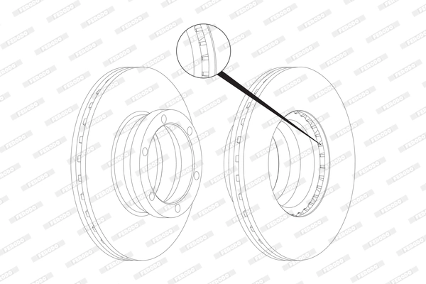 Disque de frein FERODO FCR130A