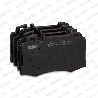 Kit de plaquettes de frein, frein à disque FERODO FDB1661