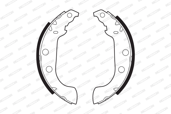 Jeu de mâchoires de frein FERODO FSB268