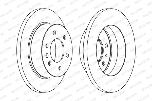 Disque de frein FERODO FCR311A