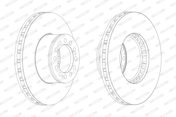 Disque de frein FERODO FCR181A