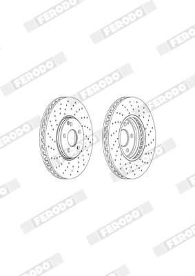 Disque de frein FERODO DDF1981LC-1