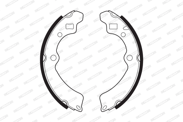 Jeu de mâchoires de frein FERODO FSB340