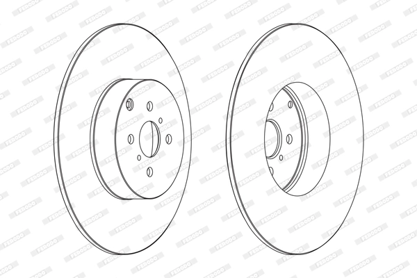 Disque de frein FERODO DDF1417