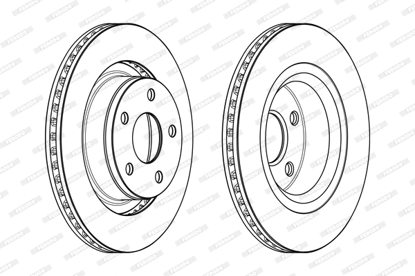 Disque de frein FERODO DDF2145C-1