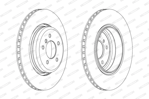 Disque de frein FERODO DDF2154C-1