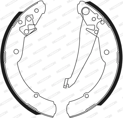 Jeu de mâchoires de frein FERODO FSB549