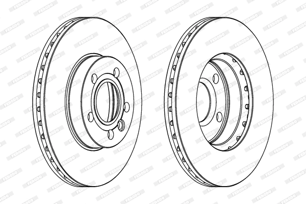 Disque de frein FERODO DDF846C