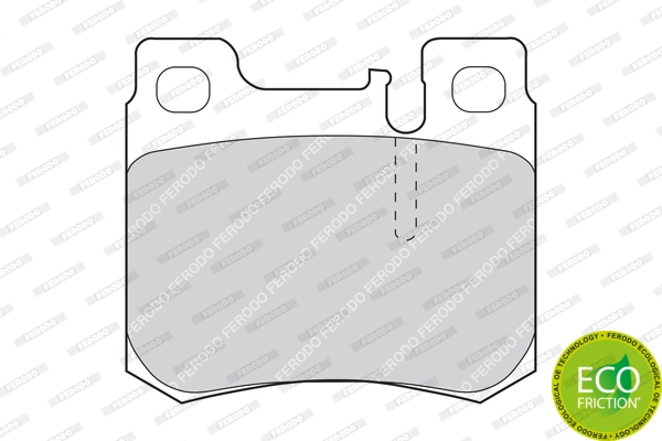 Kit de plaquettes de frein, frein à disque FERODO FDB693
