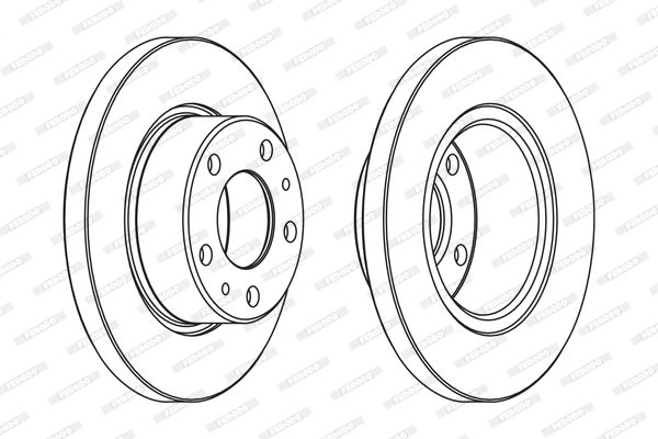 Disque de frein FERODO FCR194A