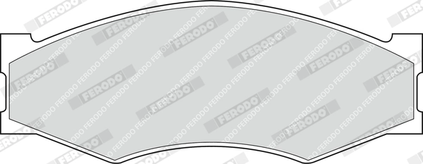 Kit de plaquettes de frein, frein à disque FERODO FDB340