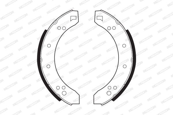 Jeu de mâchoires de frein FERODO FSB355
