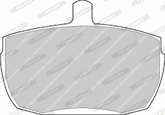 Kit de plaquettes de frein, frein à disque FERODO FVR829