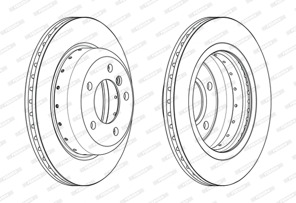 Disque de frein FERODO DDF2617VC-1