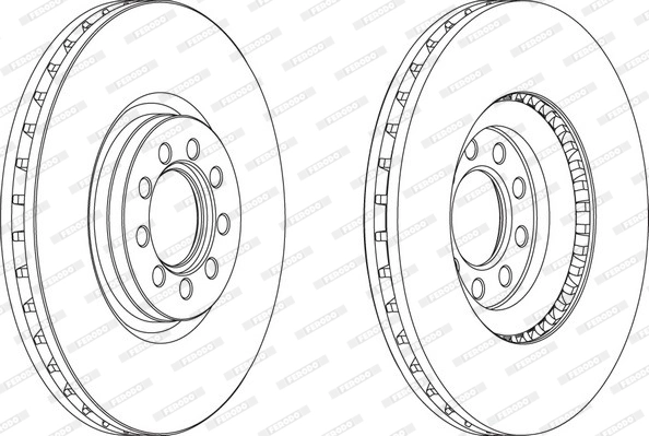 Disque de frein FERODO FCR317A