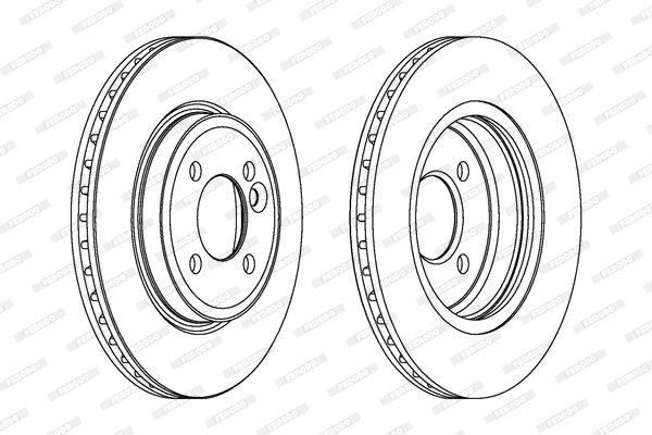 Disque de frein FERODO DDF1127C