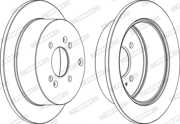 Disque de frein FERODO DDF1794C-1