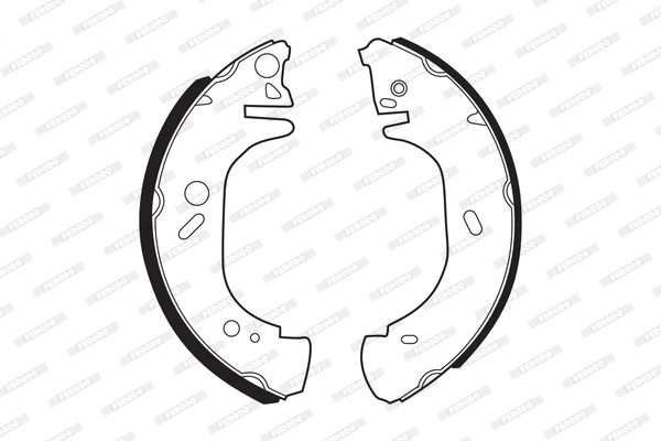 Jeu de mâchoires de frein FERODO FSB541