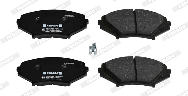 Kit de plaquettes de frein, frein à disque FERODO FDB1758
