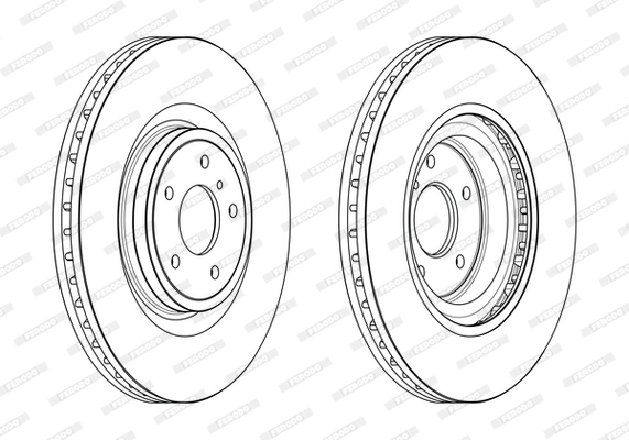 Disque de frein FERODO DDF2430C-1