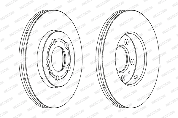 JEUX 2P DISQUE FREIN AV VENTILE AUDI A1-A3 SEAT IBIZA 3-4 SKODA FABIA 1-2-3 VW GOLF 4 Polo 5-6