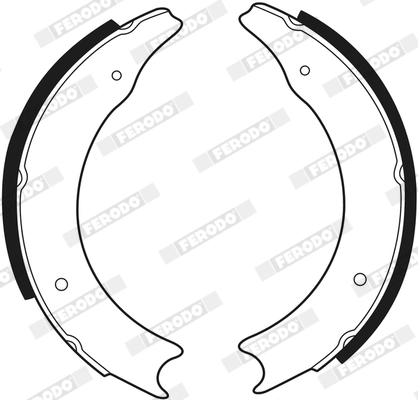 Jeu de mâchoires de frein FERODO FSB14