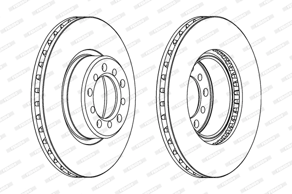 Disque de frein FERODO DDF185