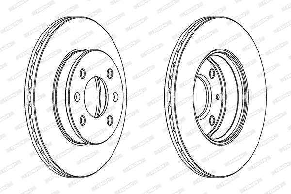Disque de frein FERODO DDF1529C