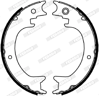 FERODO FSB4064 — Колодки ручного гальма