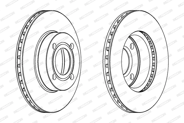 Disque de frein FERODO DDF319