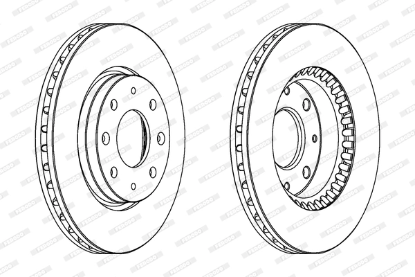 Disque de frein FERODO DDF1528