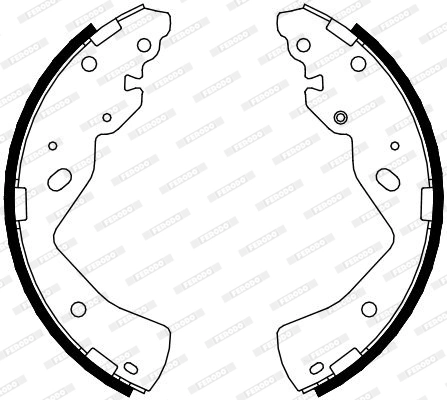 Jeu de mâchoires de frein FERODO FSB4079