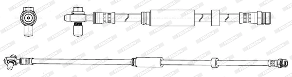 Flexible de frein FERODO FHY3284